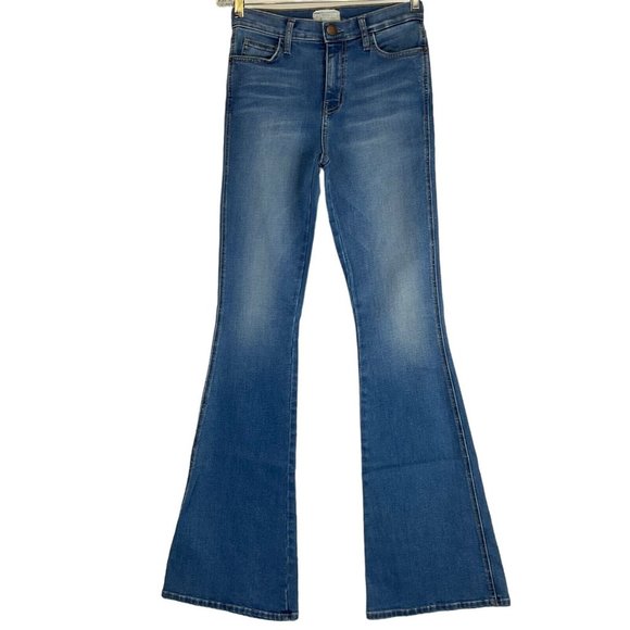 Current/Elliott Jeans Women's Sz 28" Blue Flare Leg Stretch Denim Pants Nwot